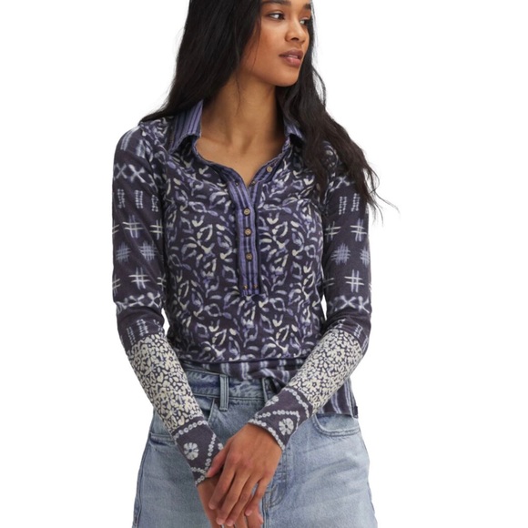 NWT Free People We The Free Shibori Dreams Top XS - Picture 13 of 13